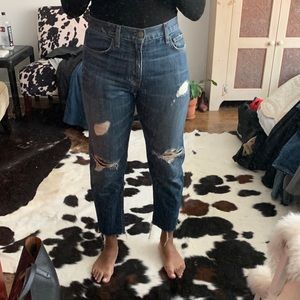 Current Elliott Distressed Denim